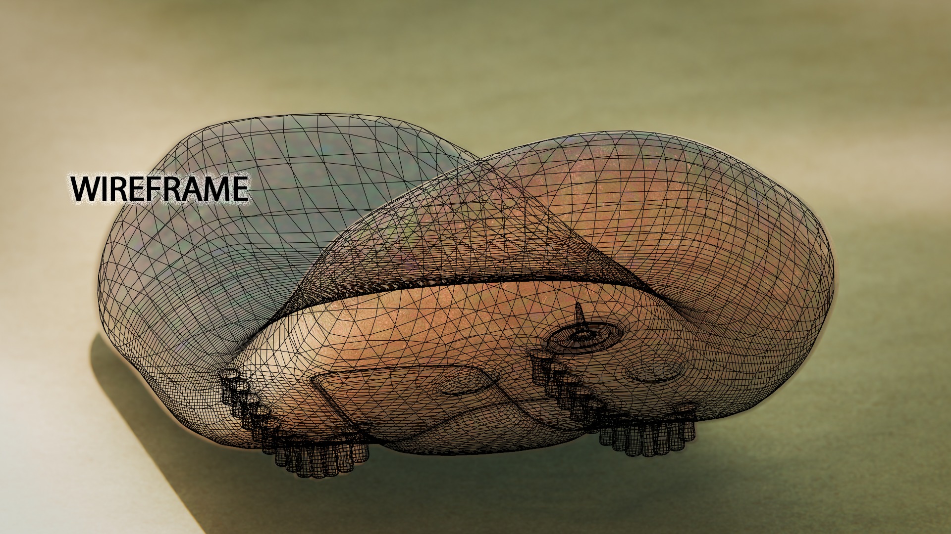  Odontogriphus Low-poly 3D model_8