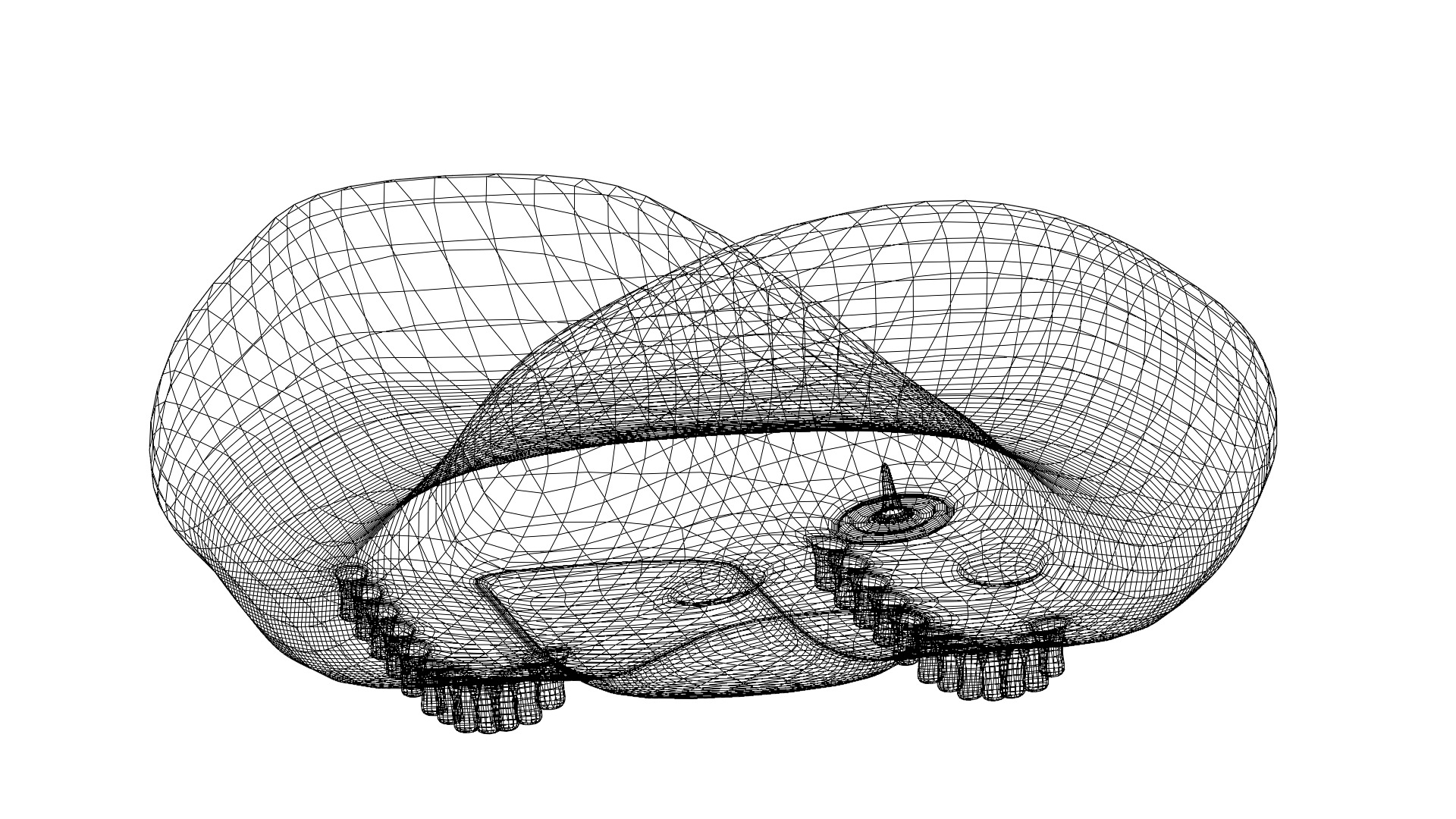  Odontogriphus Low-poly 3D model_12