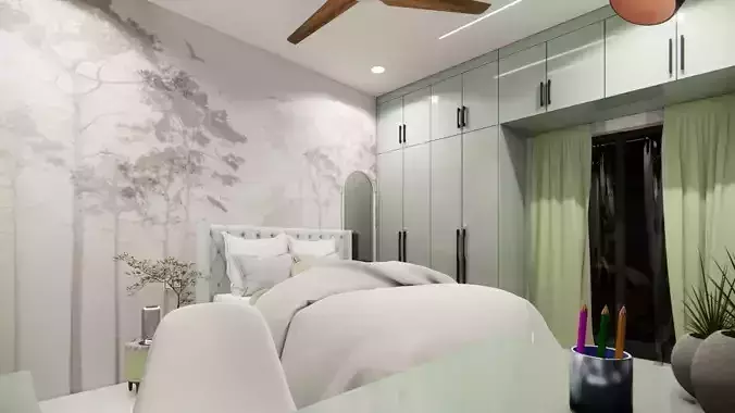 BEDROOM INTERIOR 3D model