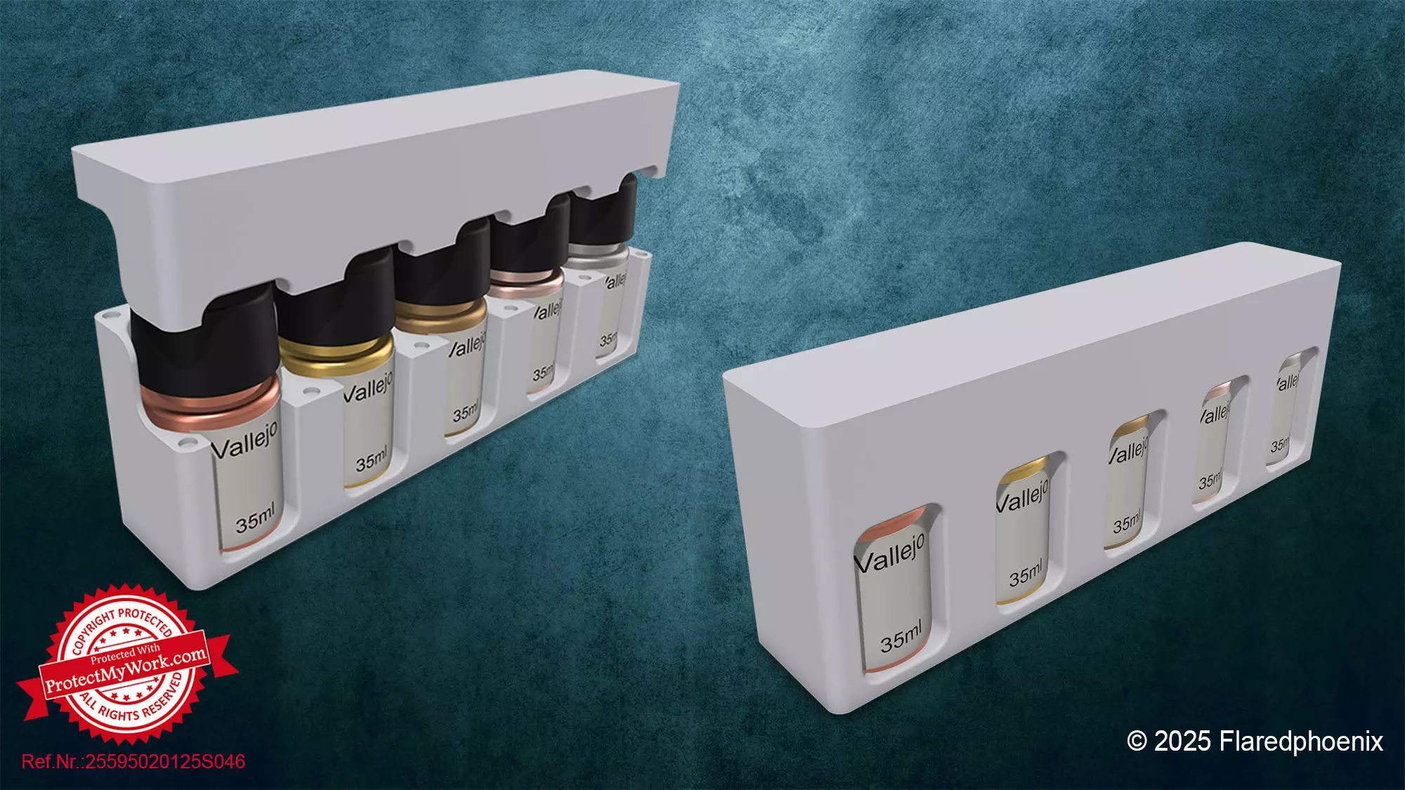 Vallejo Box 35ml 3D print model_0