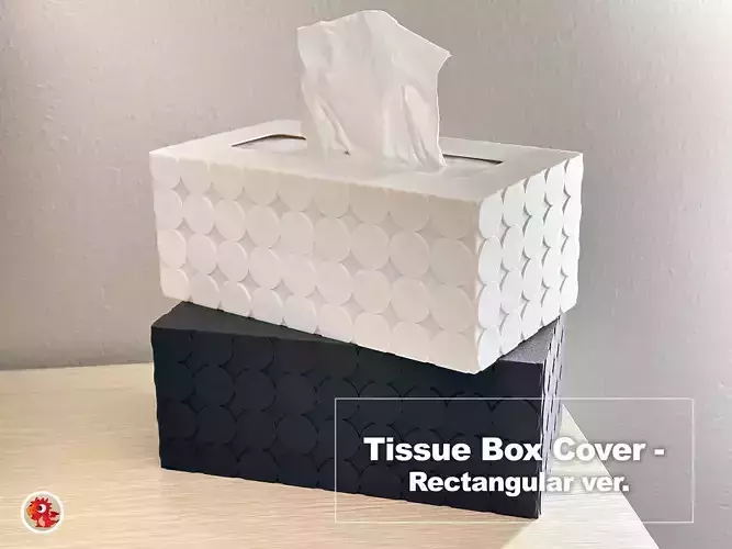 Tissue Box Cover- Rectangular  3D print model