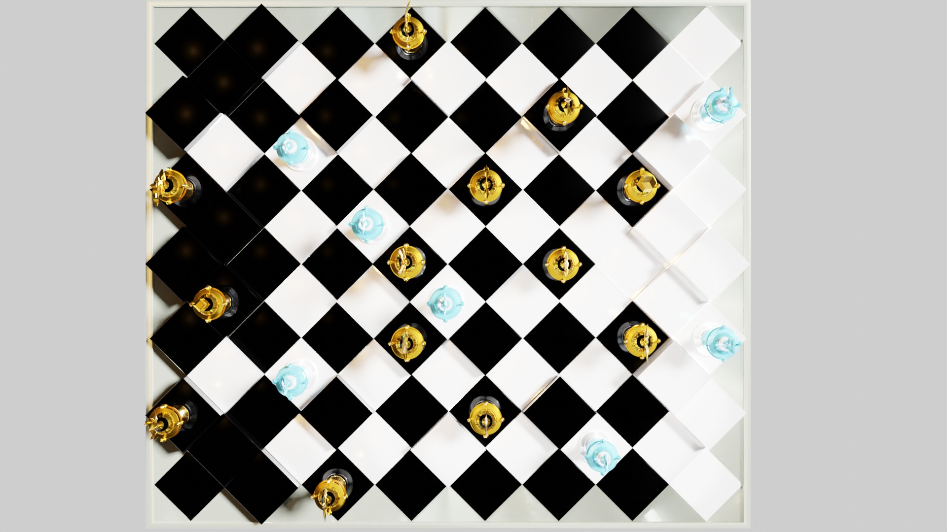 Kingdom Hearts Alba Ater - chess 3D print model_4