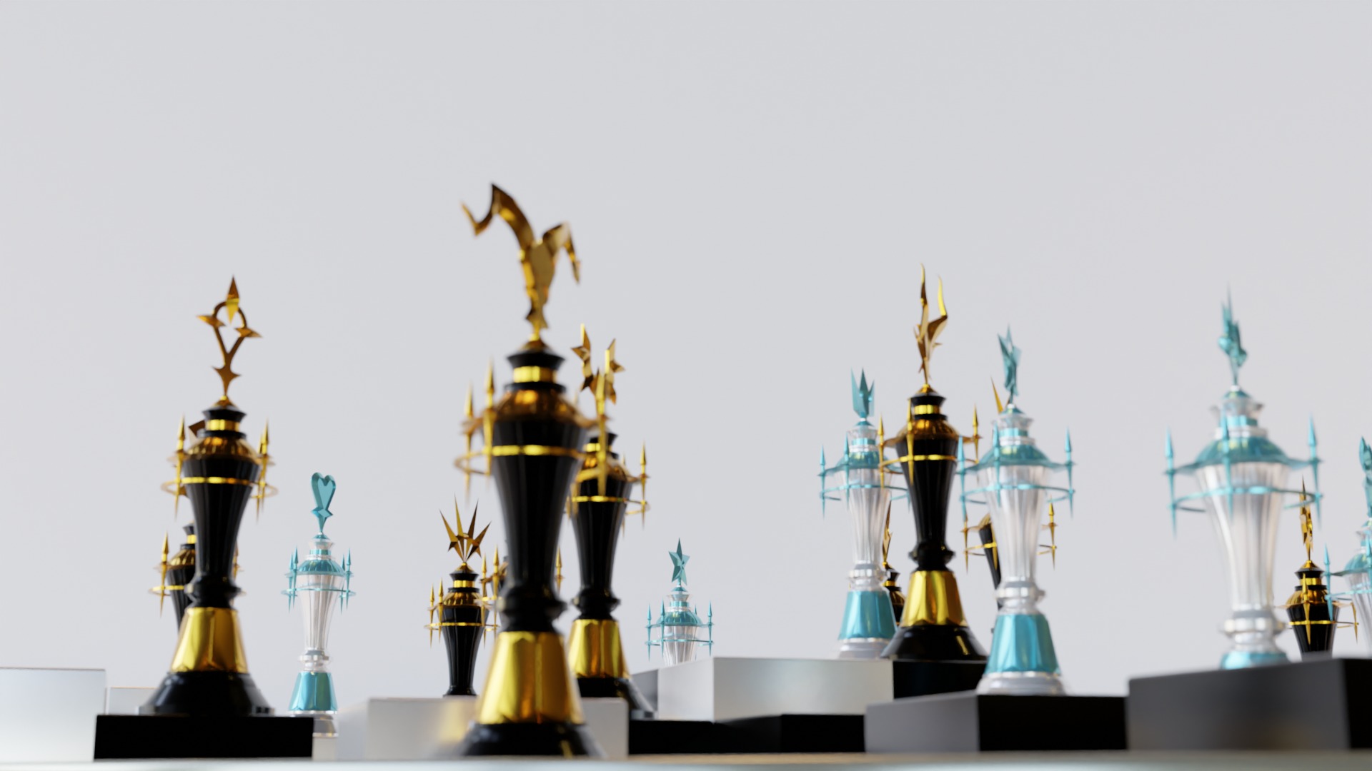 Kingdom Hearts Alba Ater - chess 3D print model_2