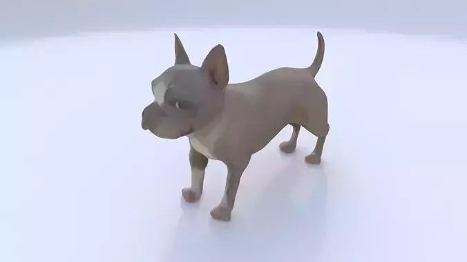 Boston Terrier 3D model