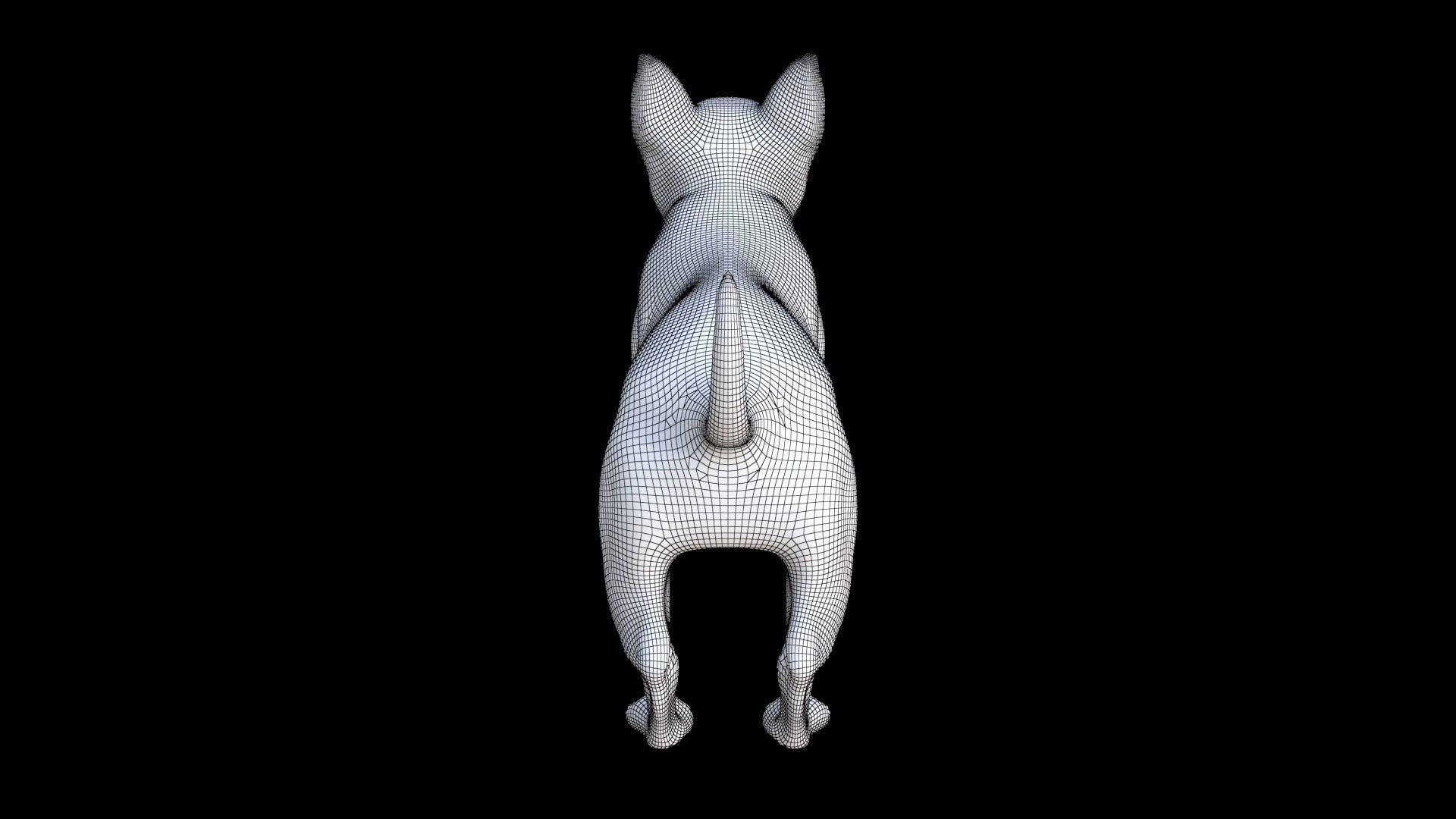 Boston Terrier 3D model_7