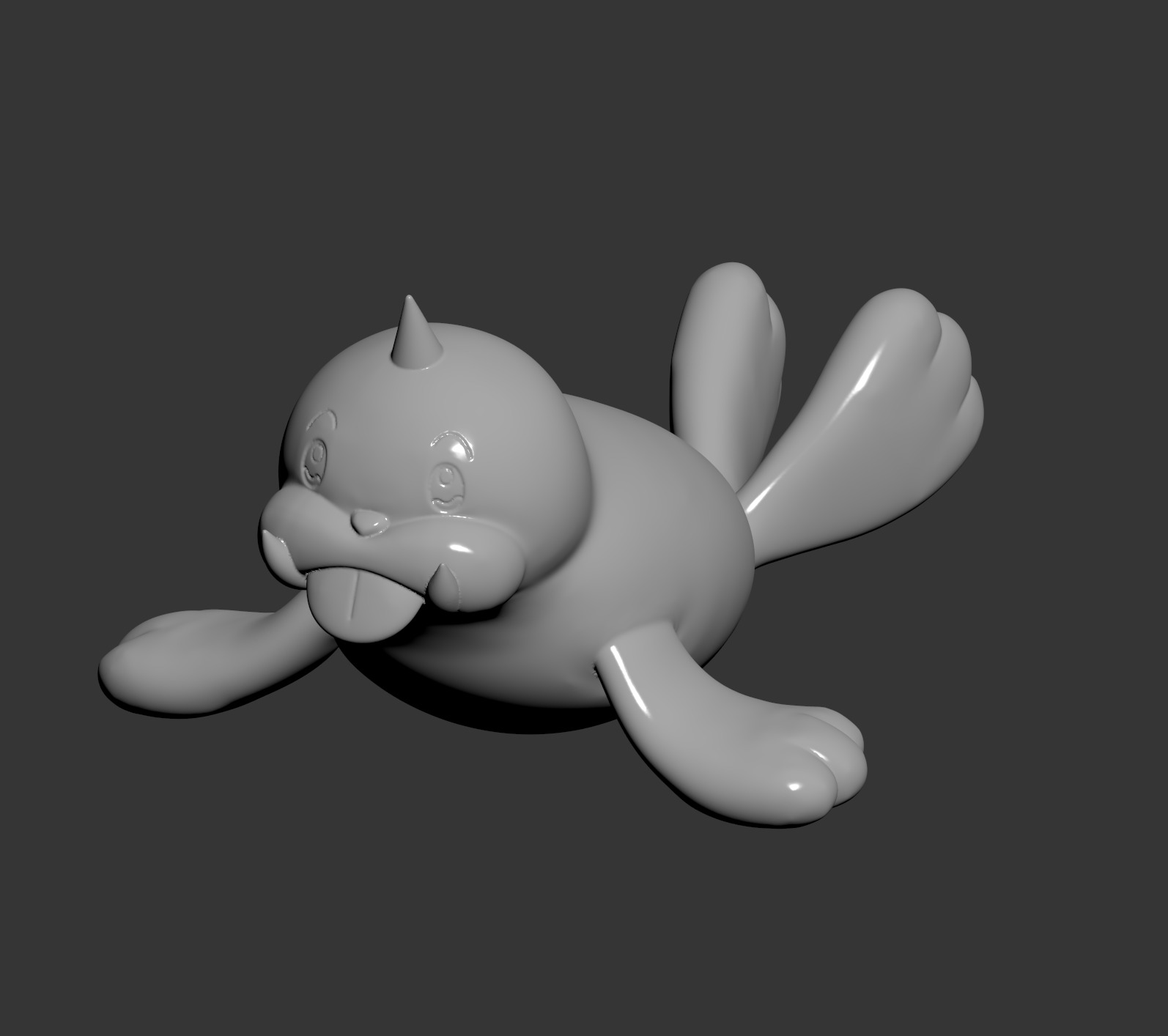 Pokemon 86-Seel 3D print model_7