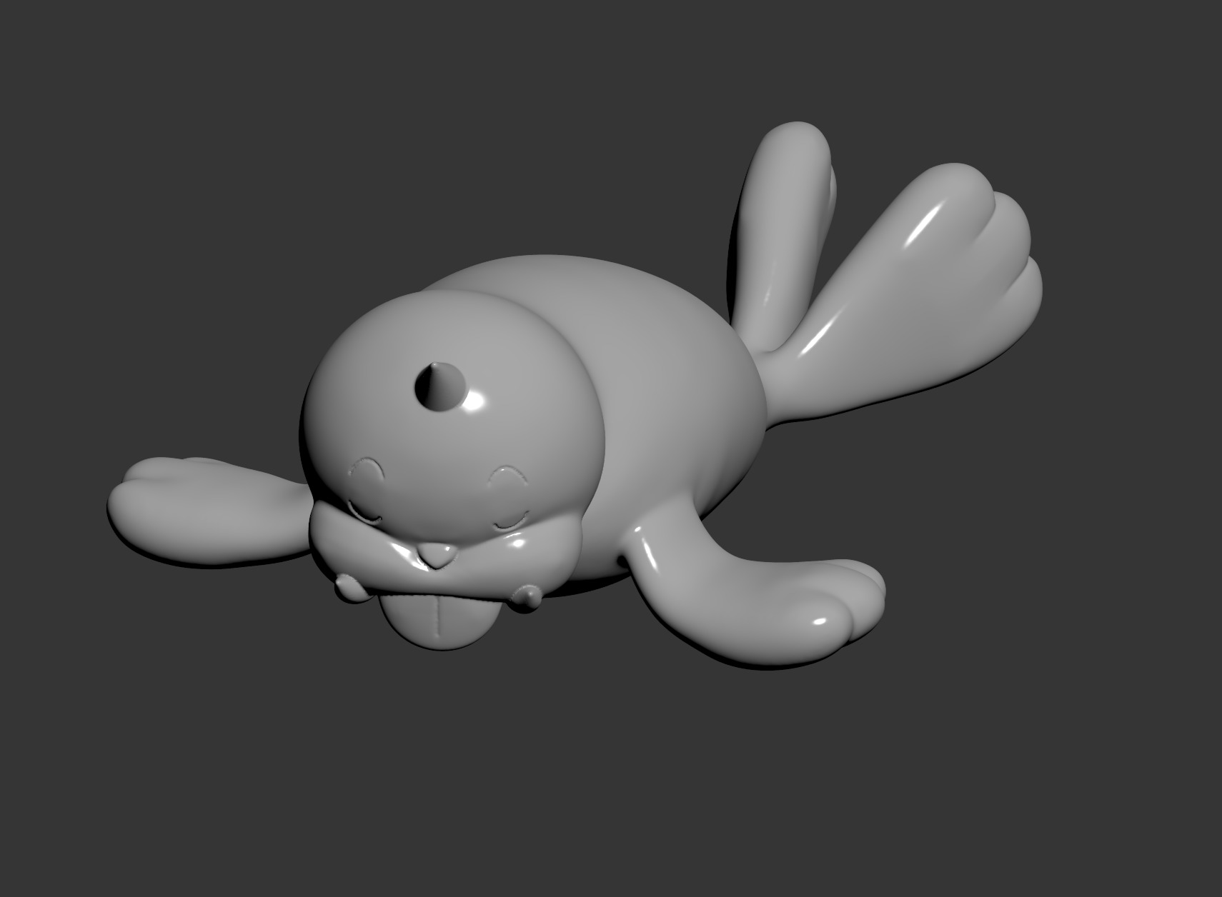 Pokemon 86-Seel 3D print model_9