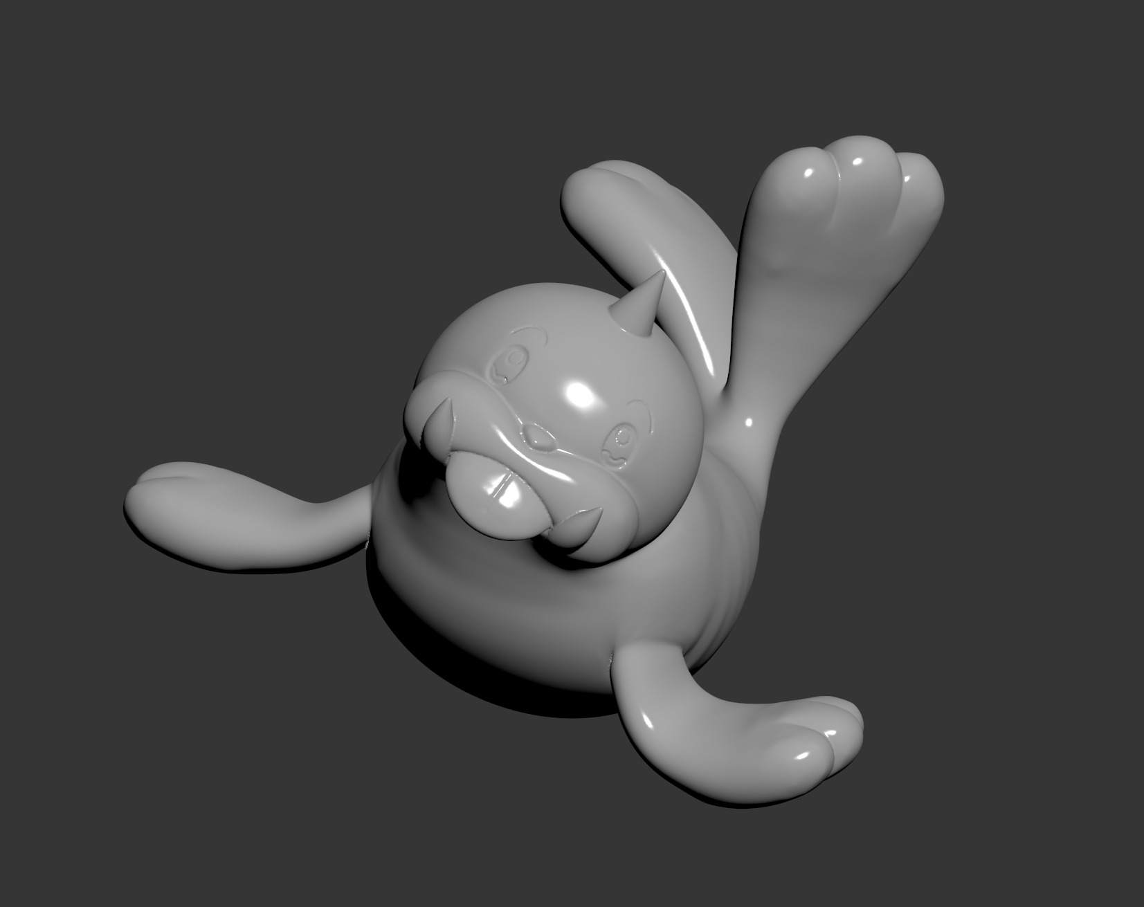 Pokemon 86-Seel 3D print model_5