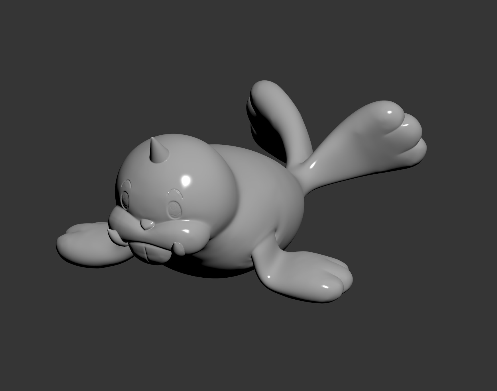 Pokemon 86-Seel 3D print model_14