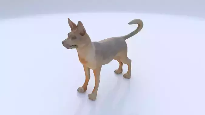 German Shepherd 3D model