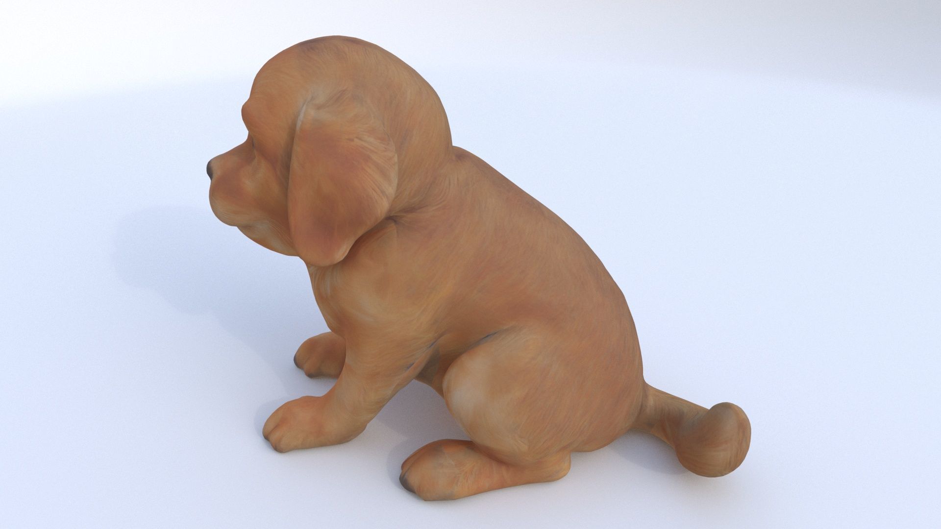 Golden Retriever 3D model_2