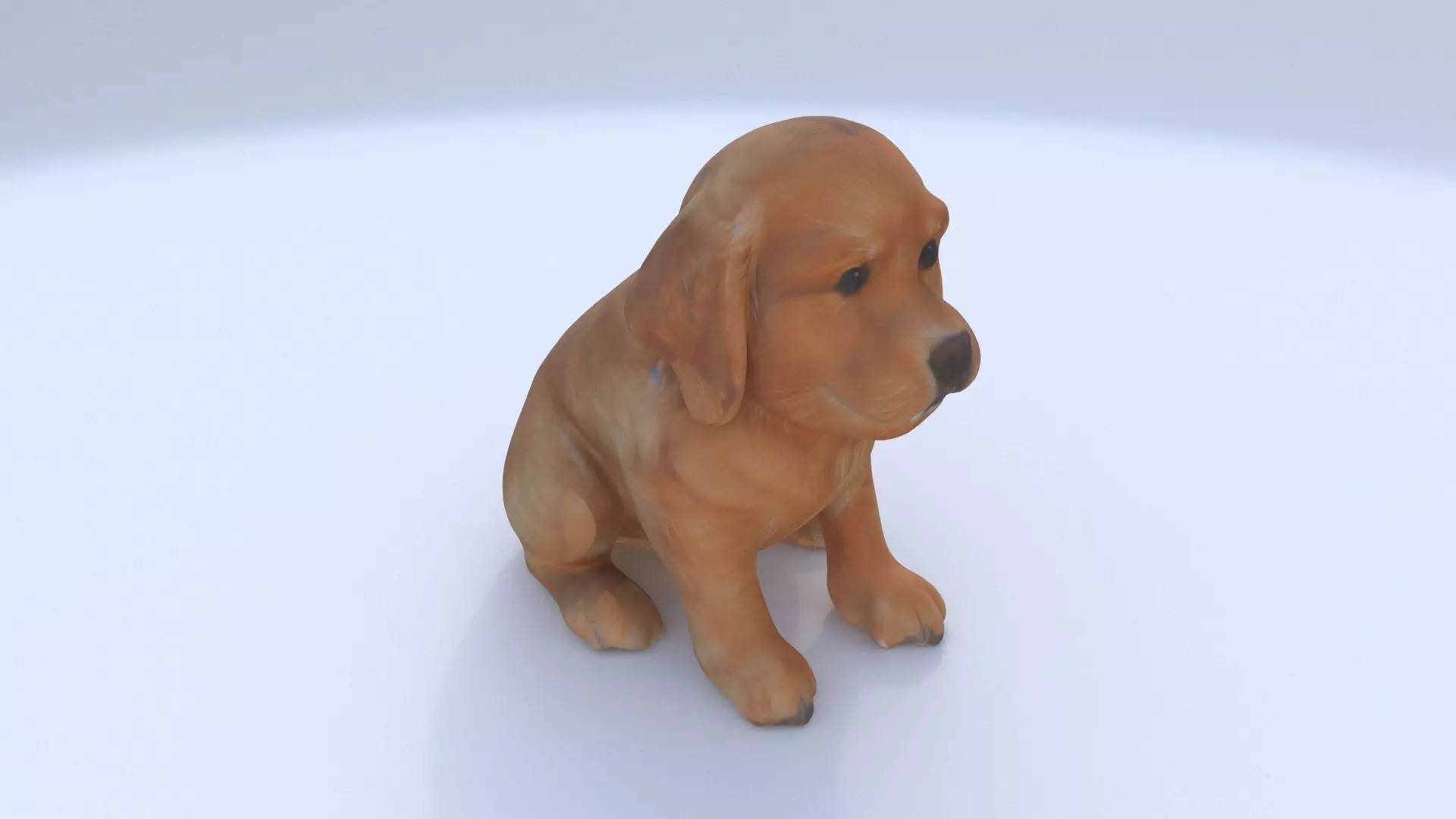 Golden Retriever 3D model_0