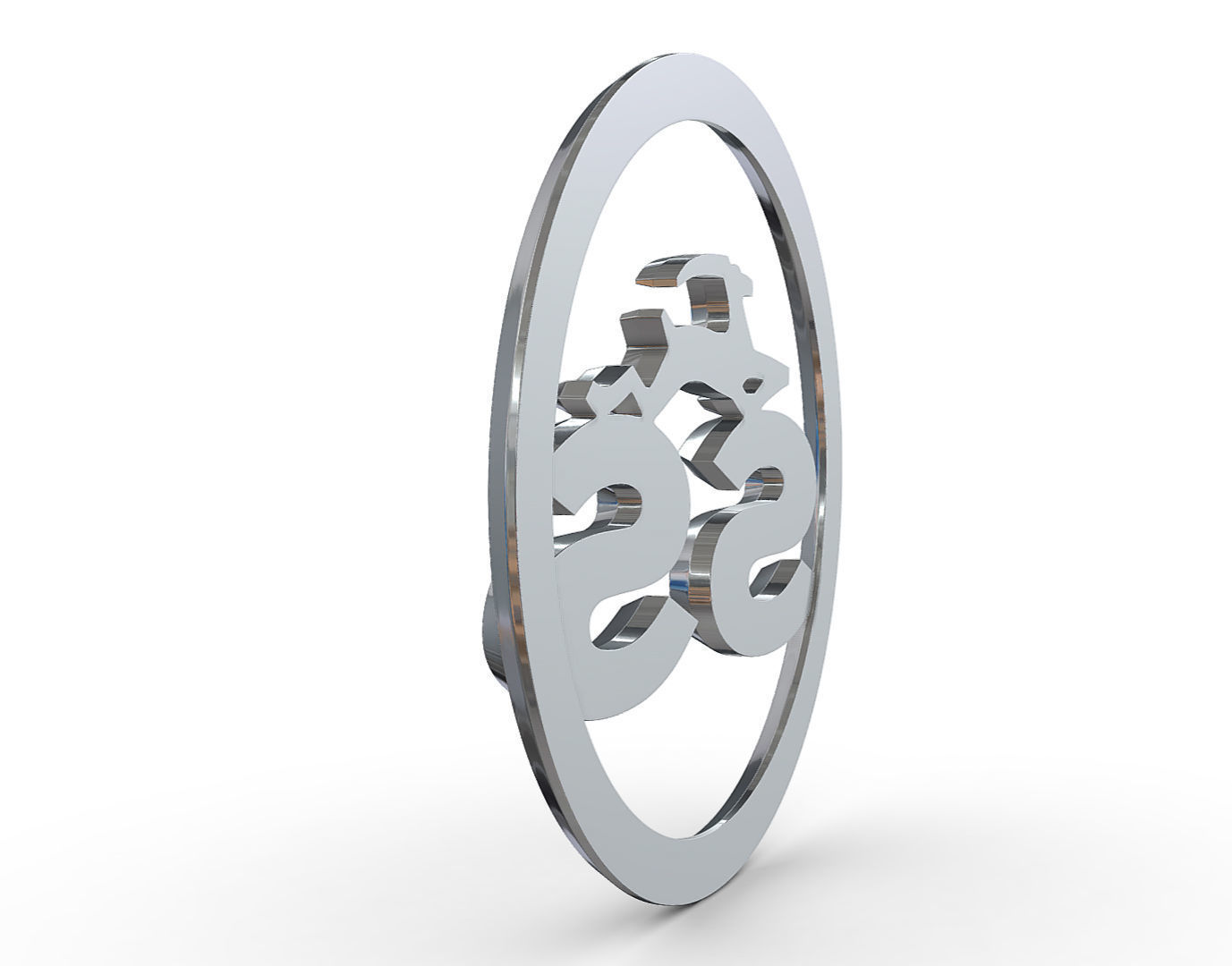 Impala logo 3D model_4