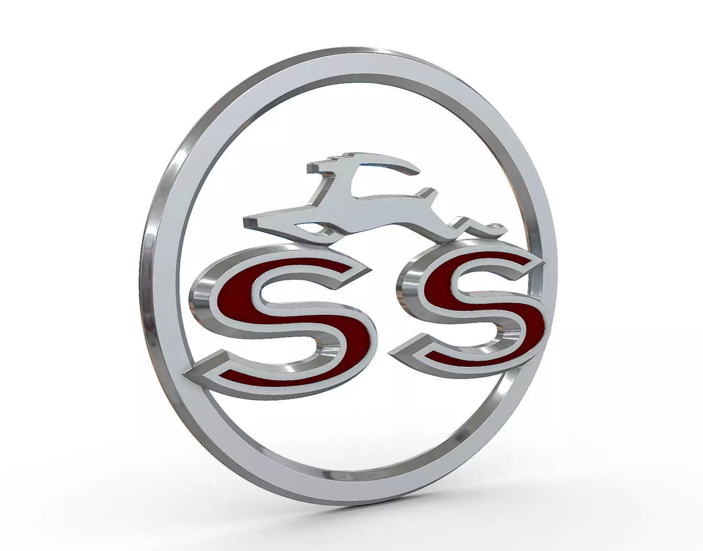 Impala logo 3D model_0