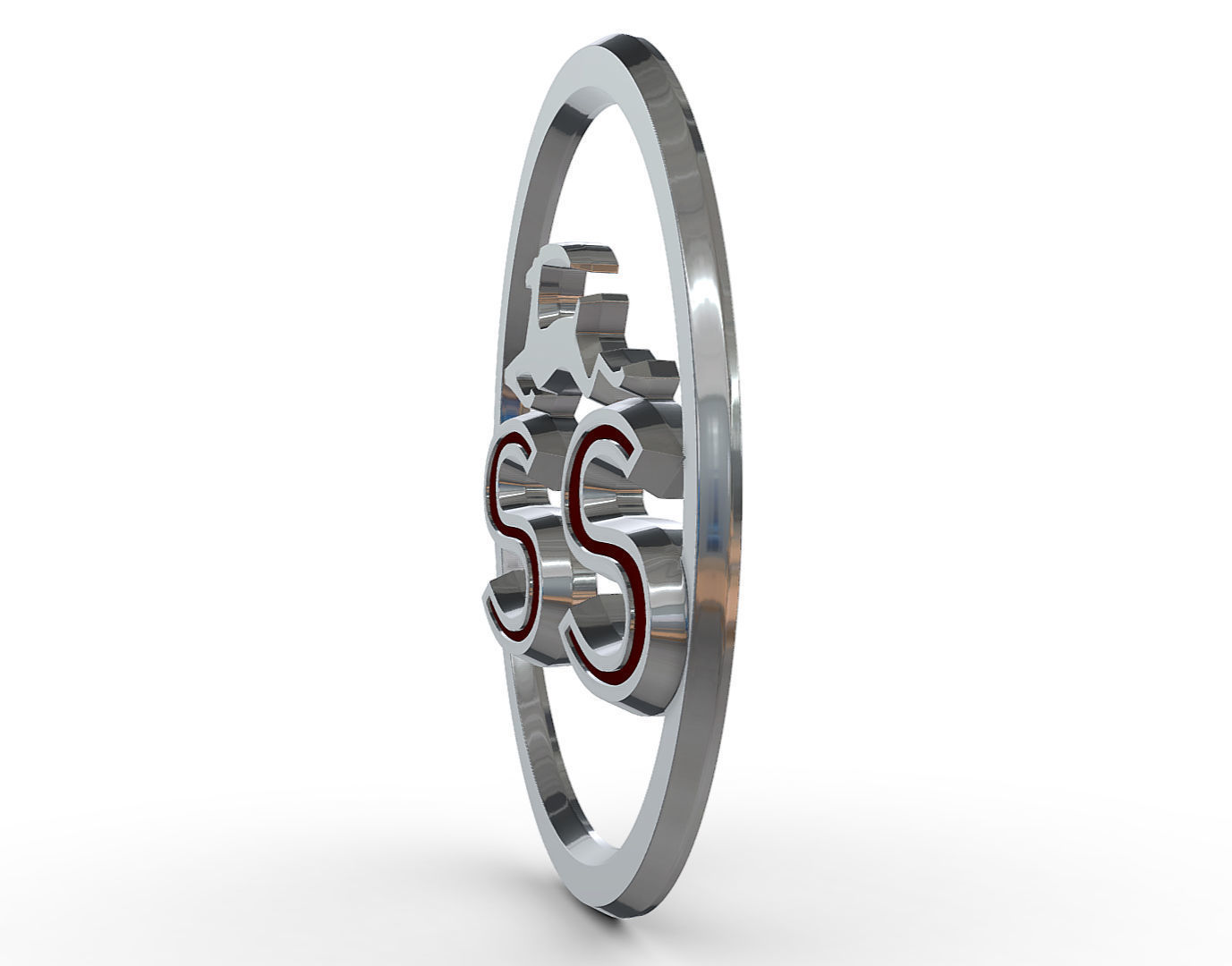 Impala logo 3D model_3