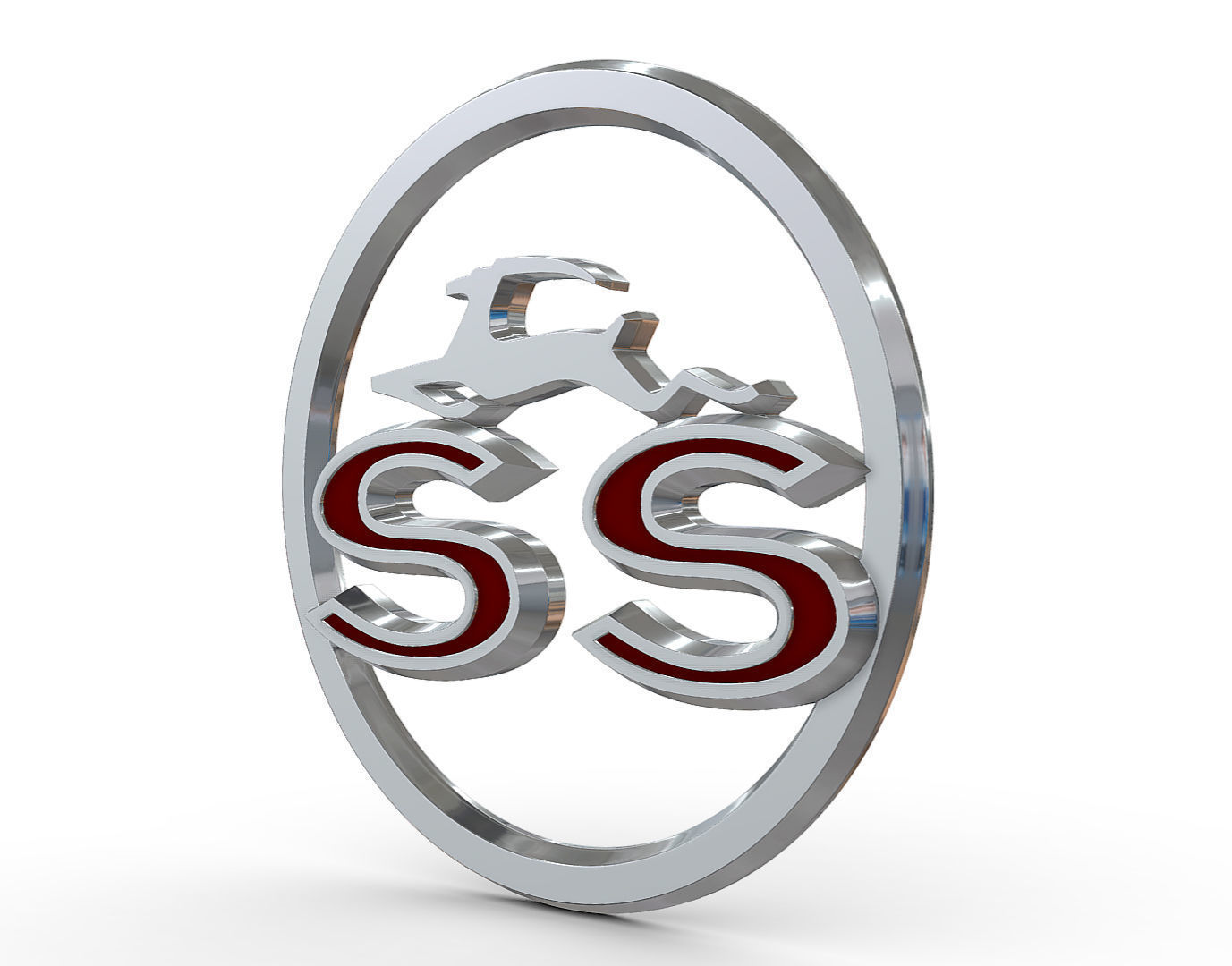 Impala logo 3D model_2