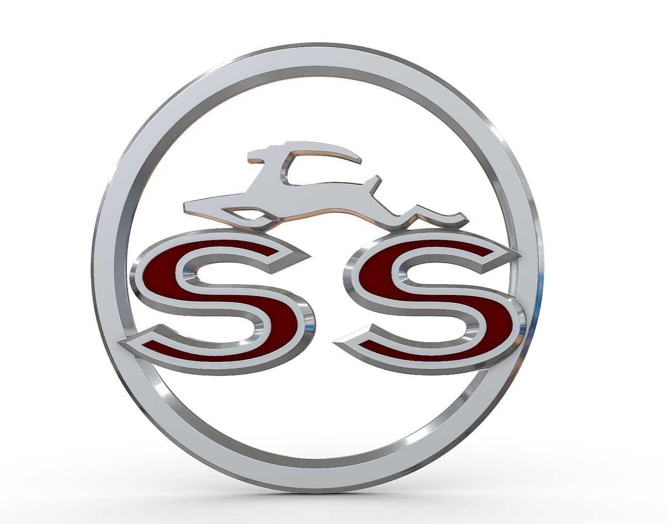 Impala logo 3D model_1