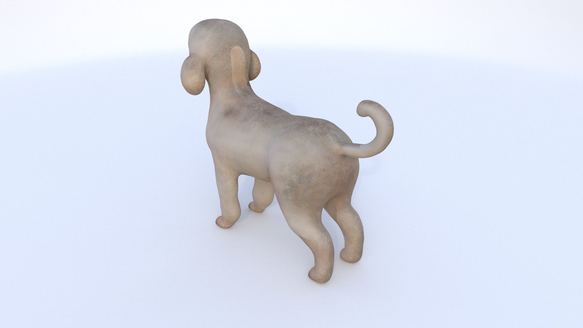 Poodle 3D model_3