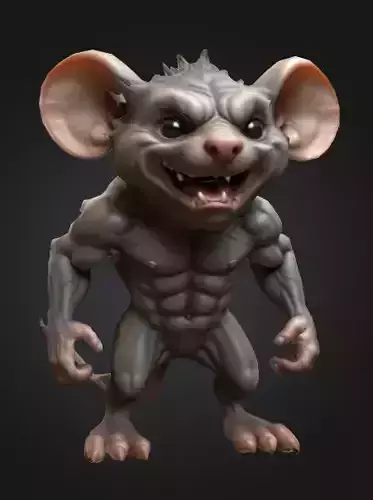 A wererat Muscular
