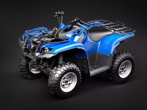 Yamaha Grizzly 700FI 2009 3D model_0