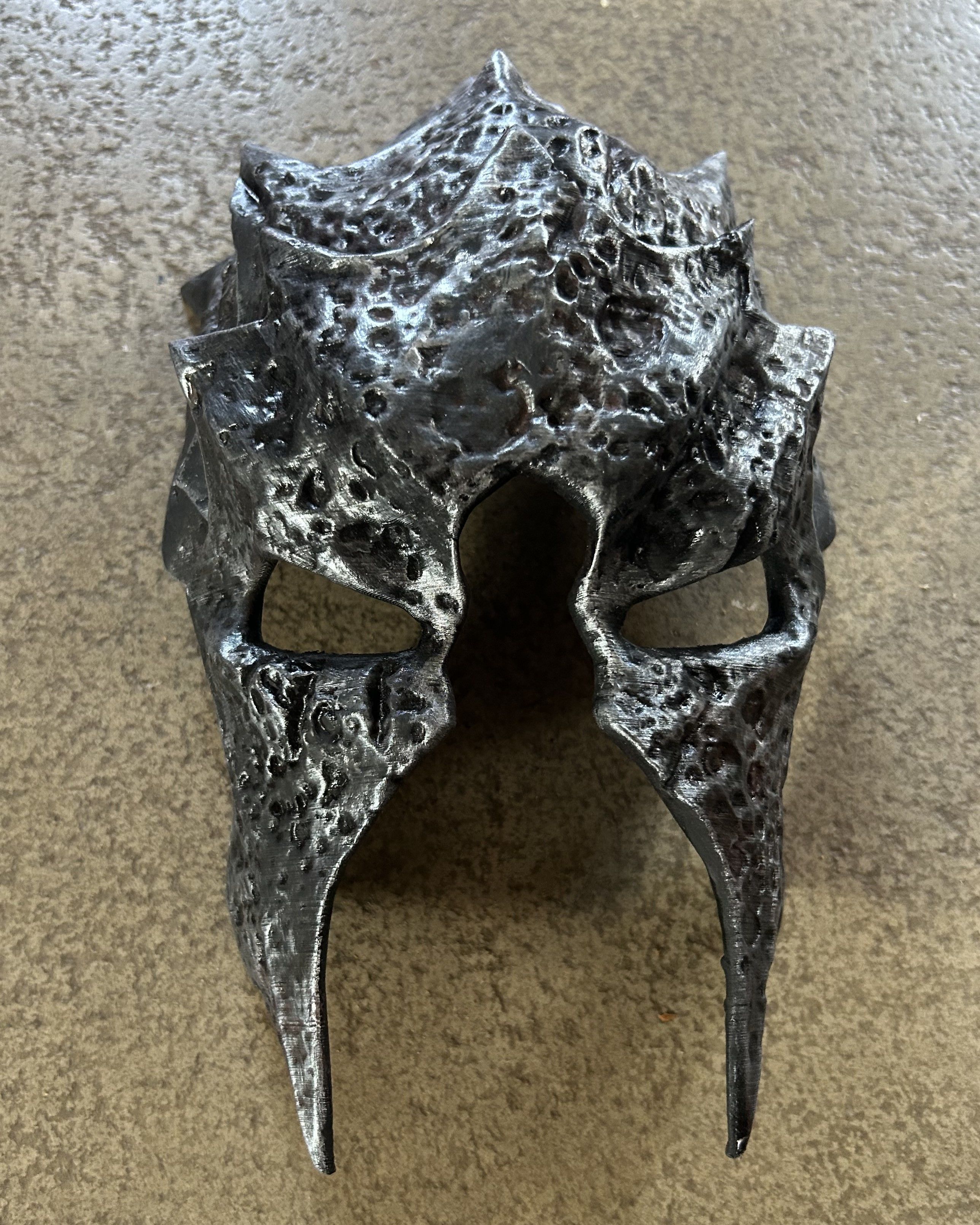 Orc Helmet 3D print model_1