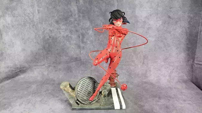 Miraculous Ladybug anime girl figurine