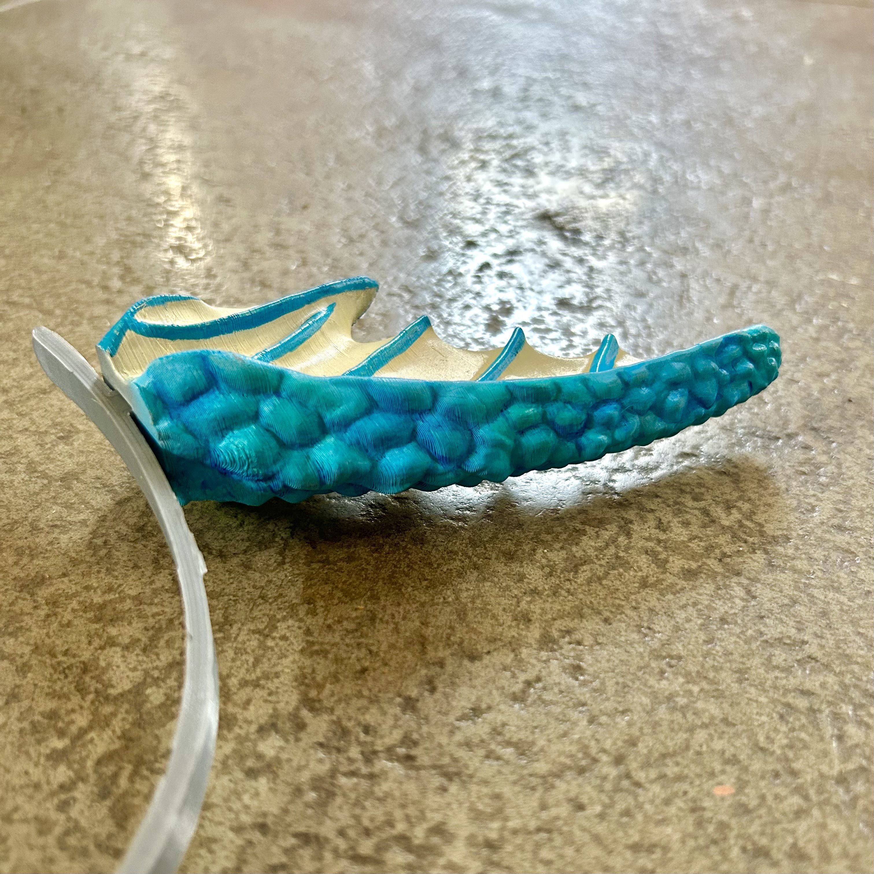 Mermaid Headband 3D print model_2