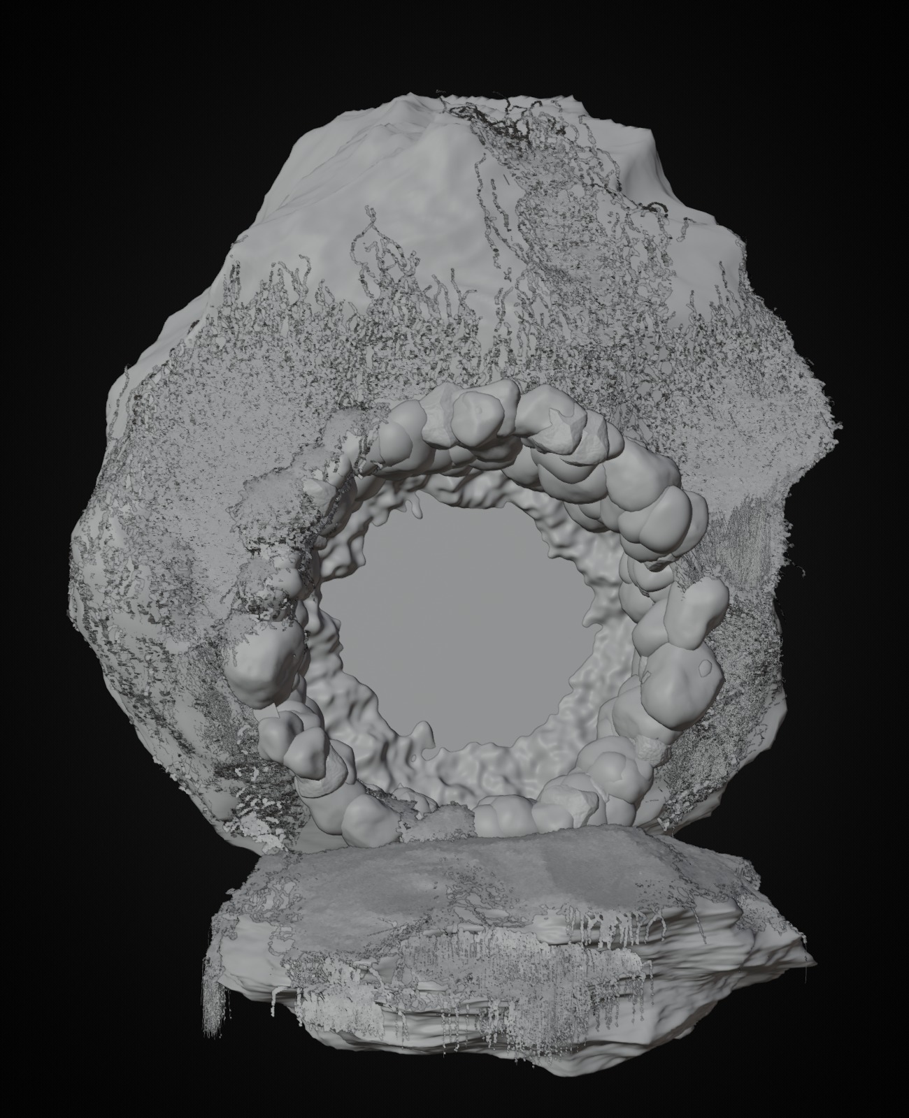 Ancient Portal  3D model_5