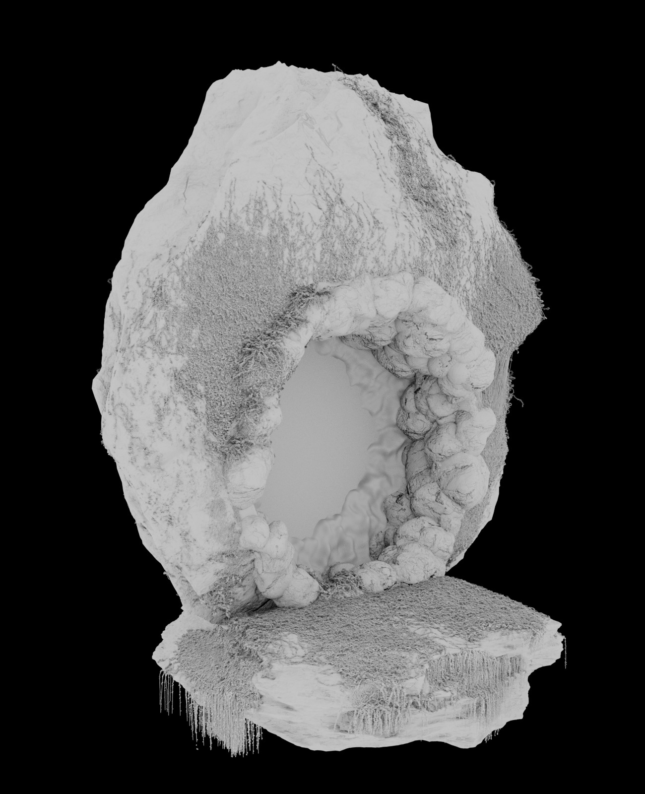 Ancient Portal  3D model_3