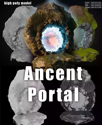 Ancient Portal  3D model