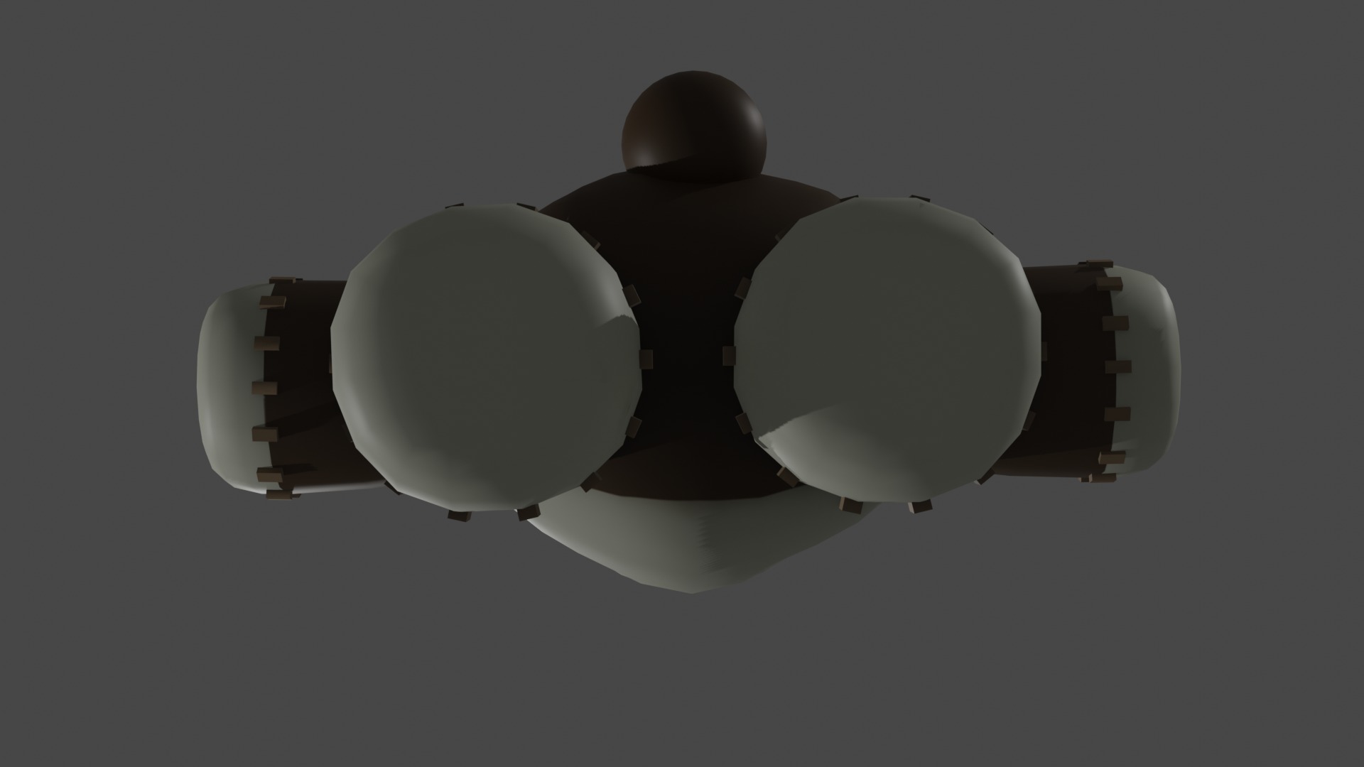 A teddy bear from Guilty Gear game Free low-poly 3D model_6