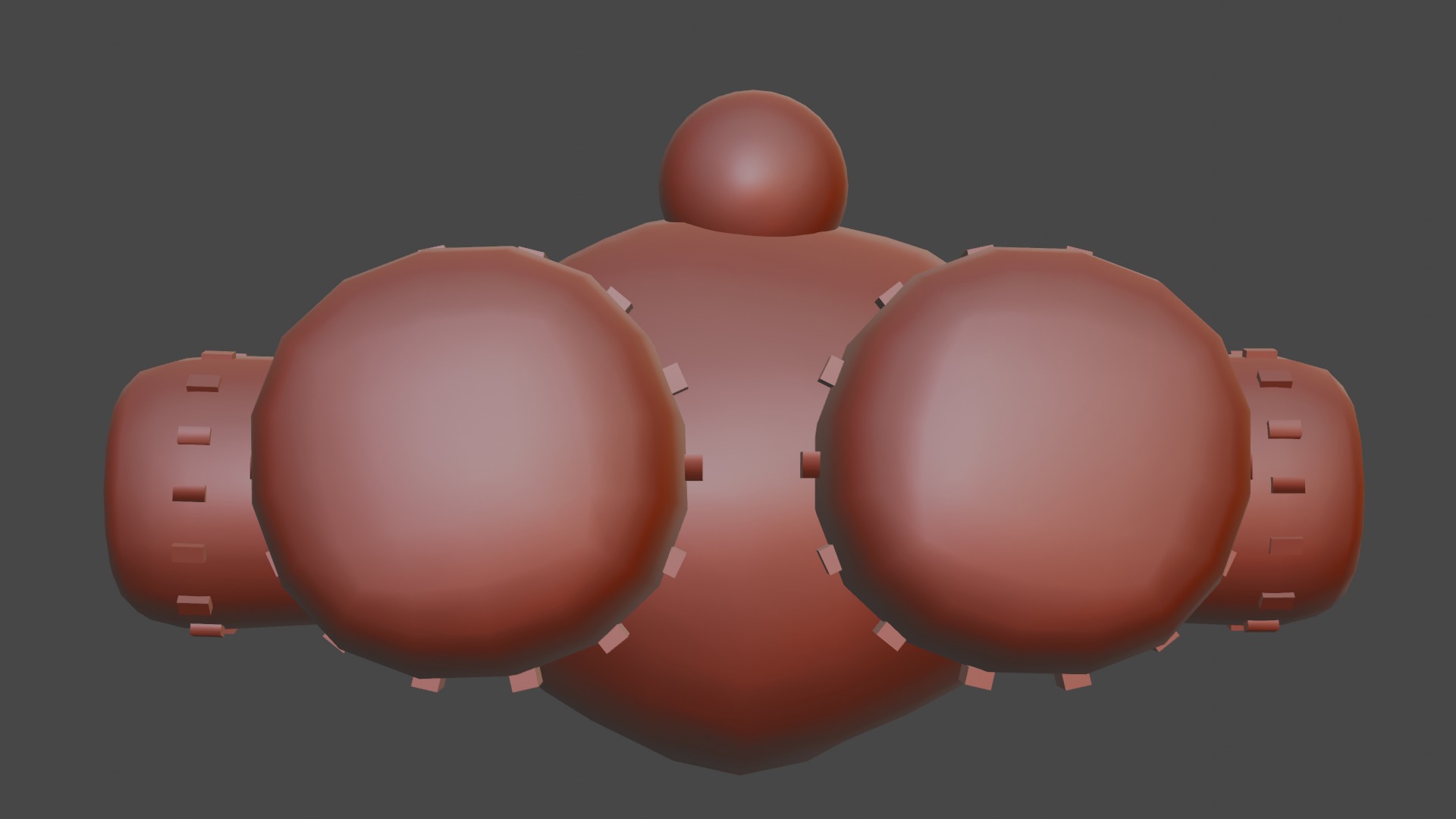 A teddy bear from Guilty Gear game Free low-poly 3D model_13