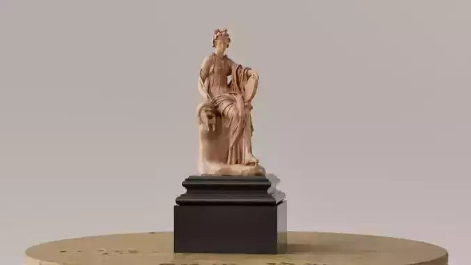 Escultura  Thalia Musa Griega de la Comedia y la Poesia Bucolica 3D print model