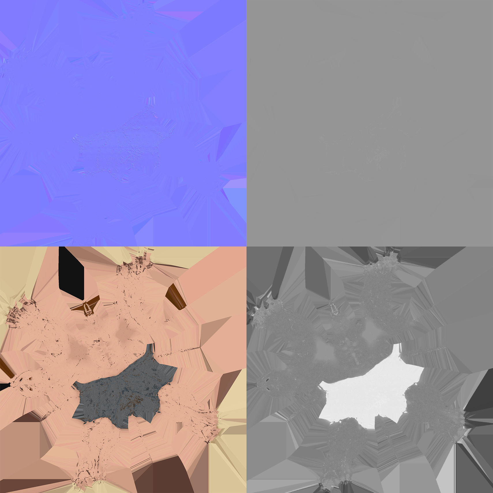 Werewolf wolf in shorts Low-poly 3D model_8