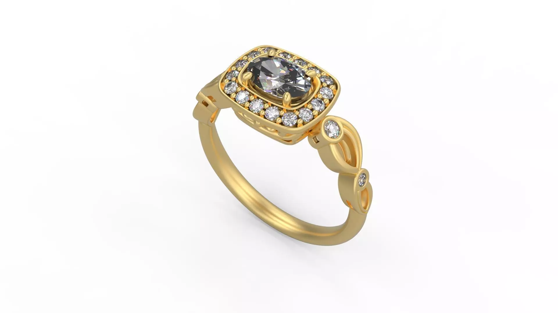 Woman Solitaire 1044 3D print model