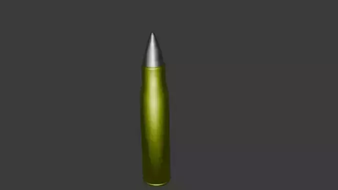 bullet cartridge and case  3D print model
