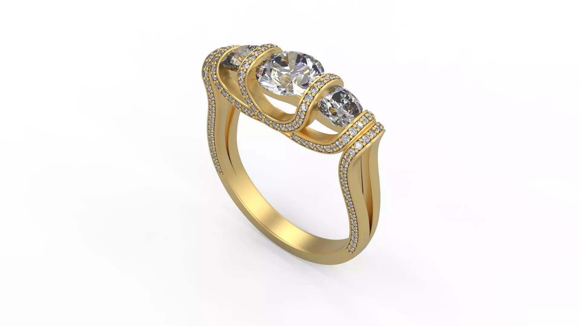 Woman Solitaire 1048 3D print model