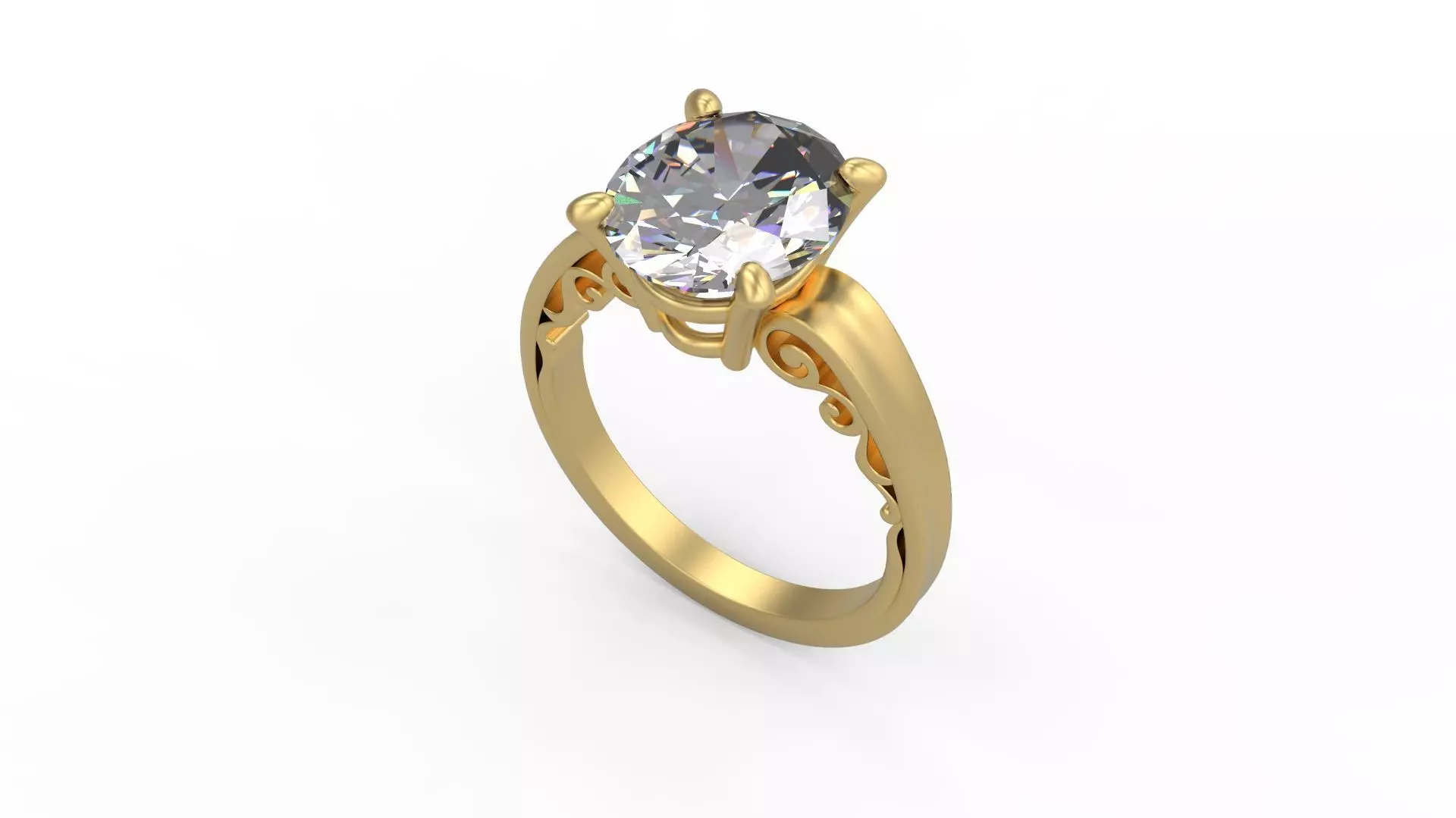 Woman Solitaire 1058 3D print model