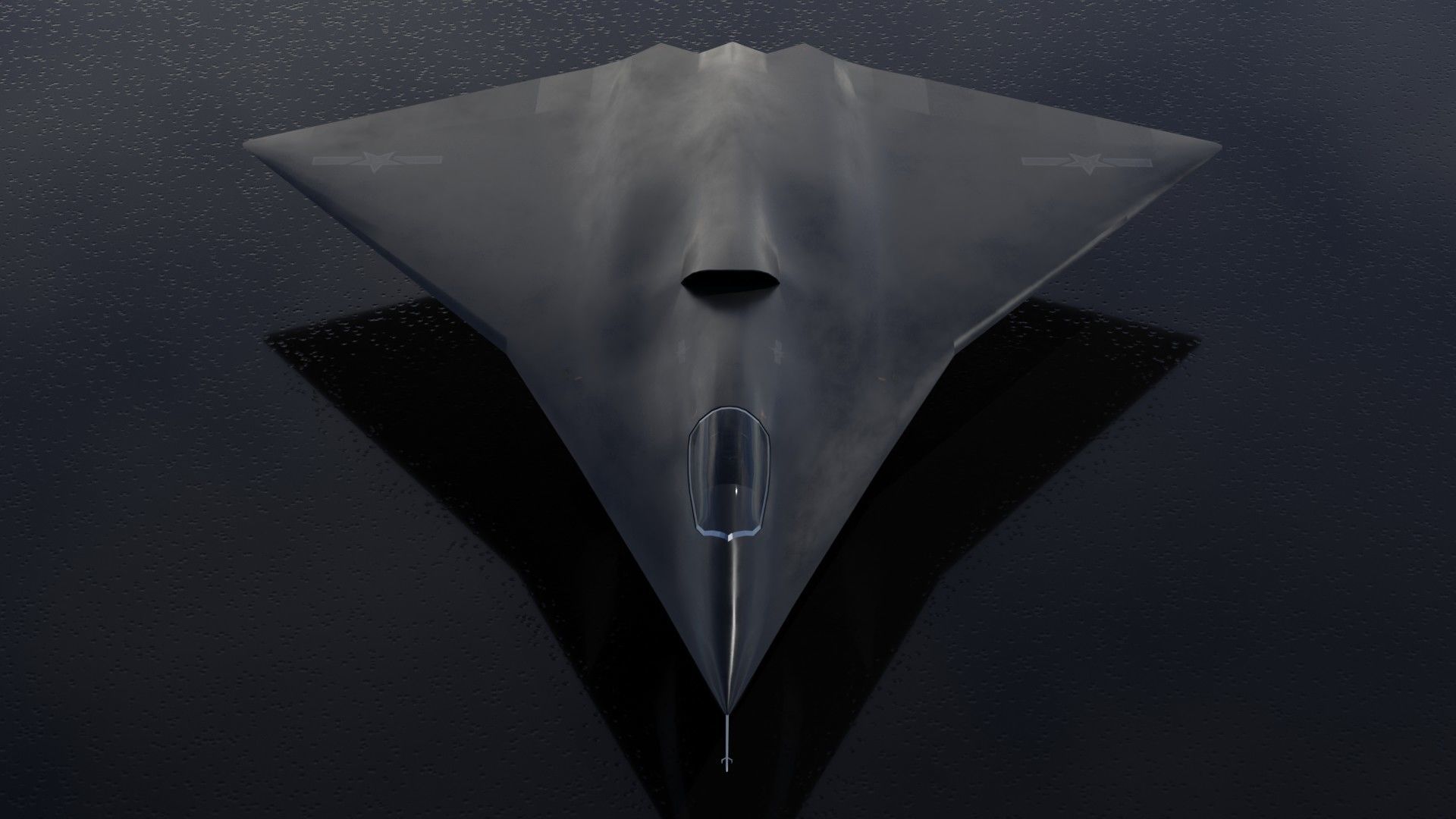 Chengdu J-36 Venom Low-poly 3D model_5