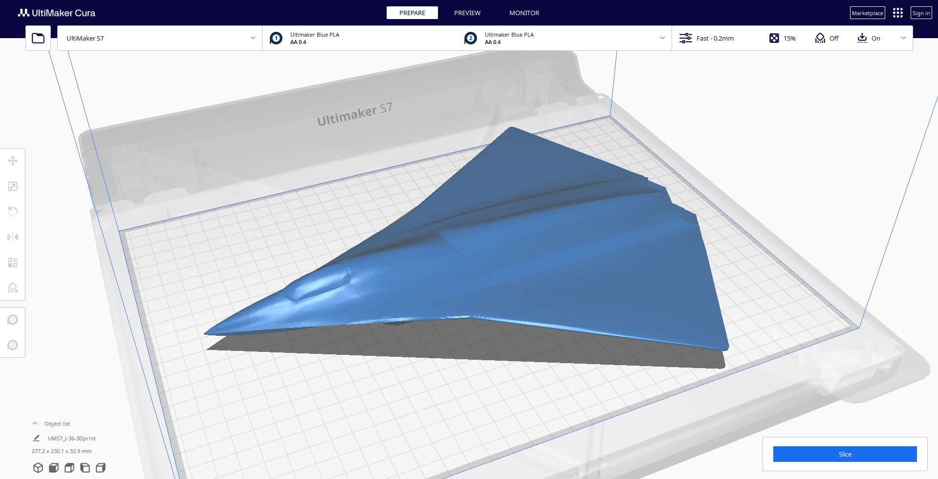 Chengdu J-36 Venom Low-poly 3D model_4