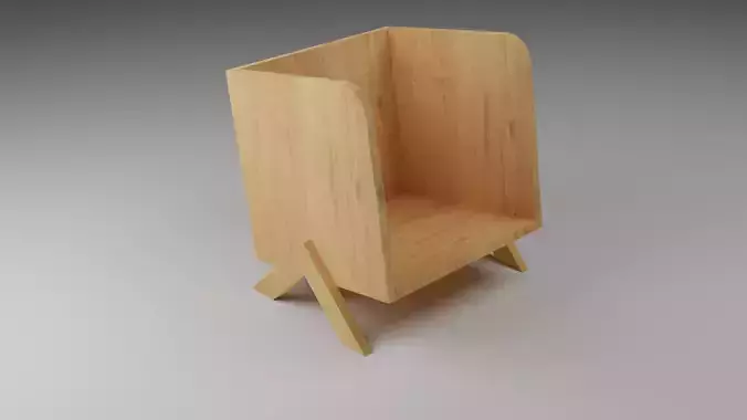 Small wood stand book