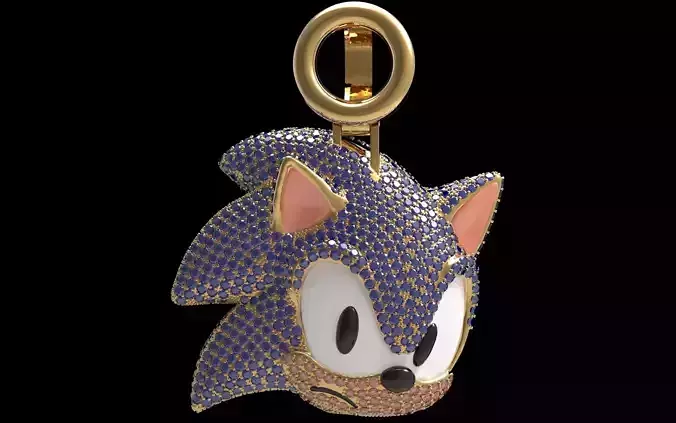 Sonic pendant  3D print model