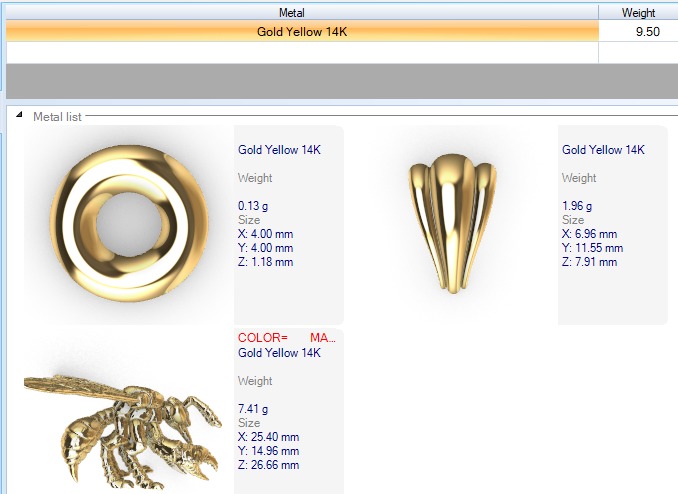 Little Bee Necklace Honeybee Bumblebee Charm Jewelry 3D print model_13