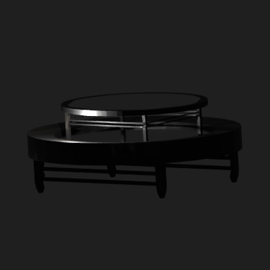 Spiral Stairs Sofa Table 3D Pack Modern Home  Low-poly 3D model_2