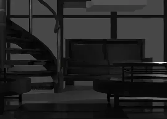 Spiral Stairs Sofa Table 3D Pack Modern Home 