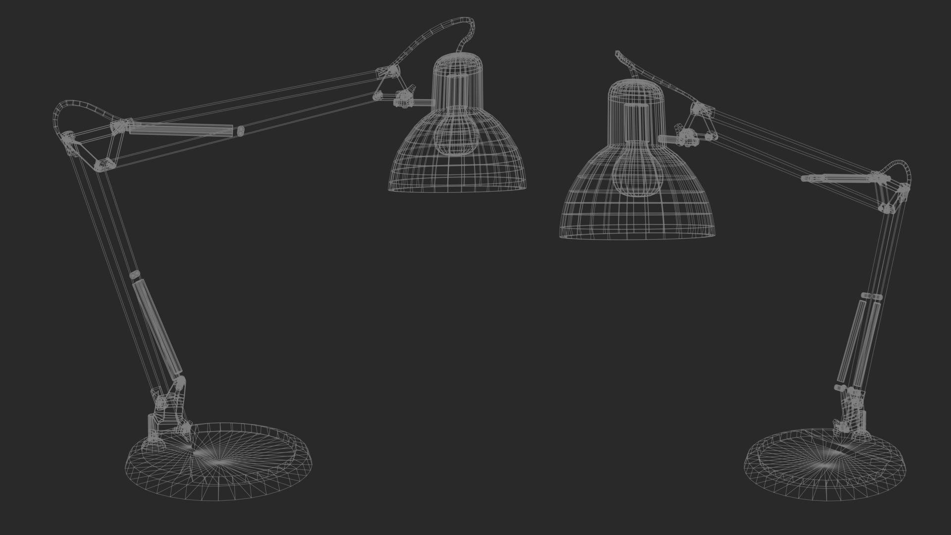 Lamp Low-poly textured 3d model for games Low-poly 3D model_7