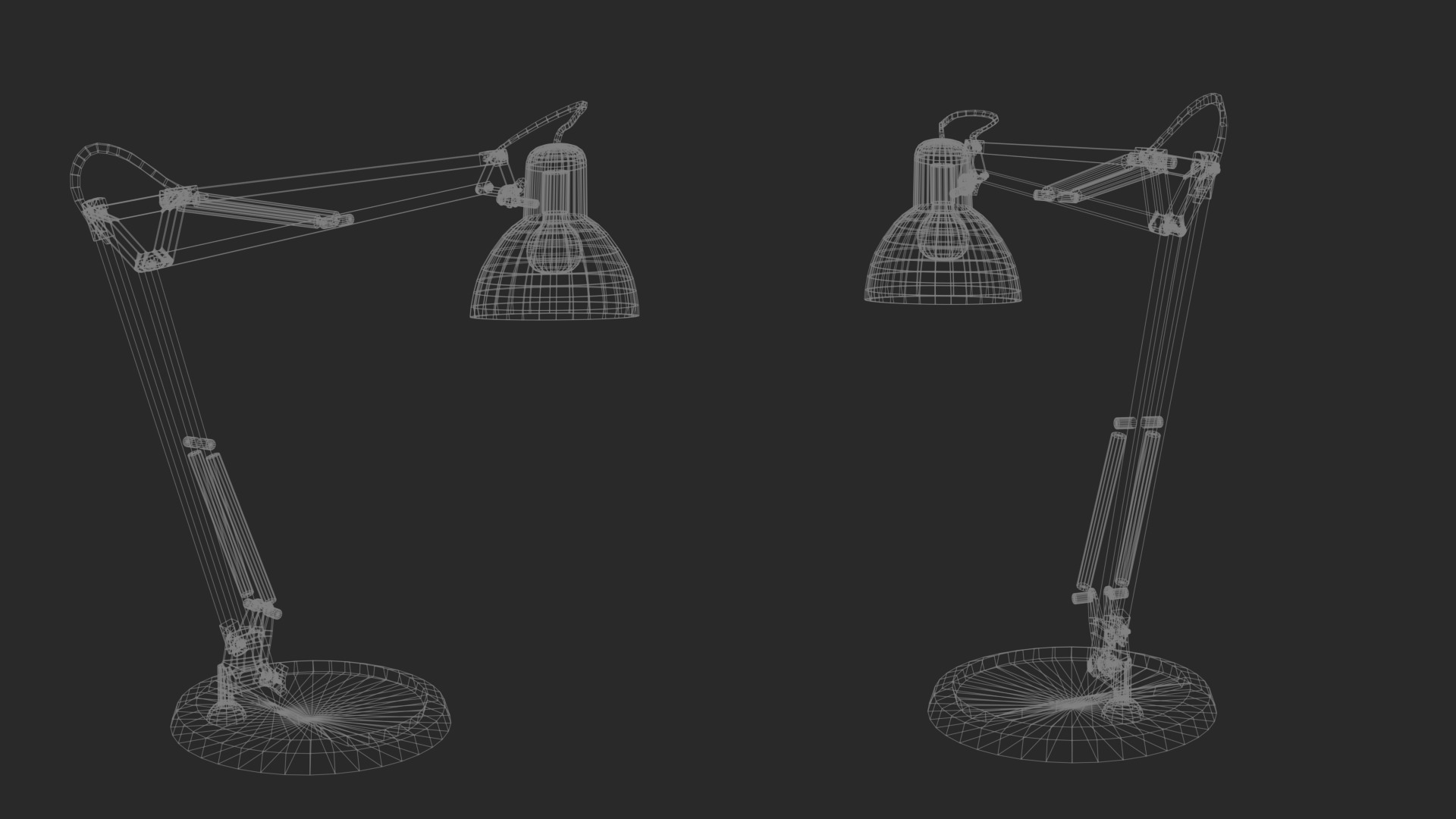 Lamp Low-poly textured 3d model for games Low-poly 3D model_9