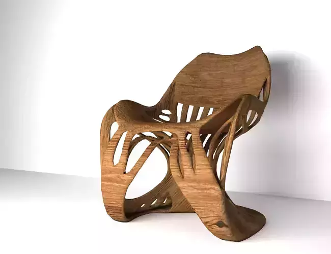 wooden chair bio design 