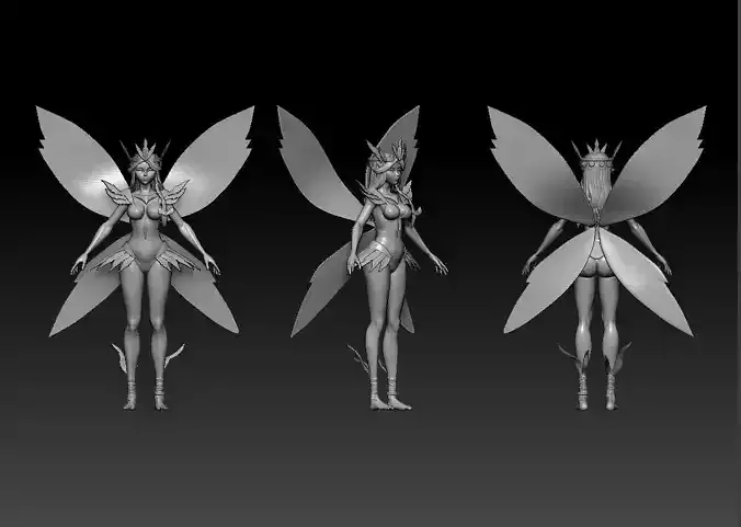 Charater Fairy  Stylized 