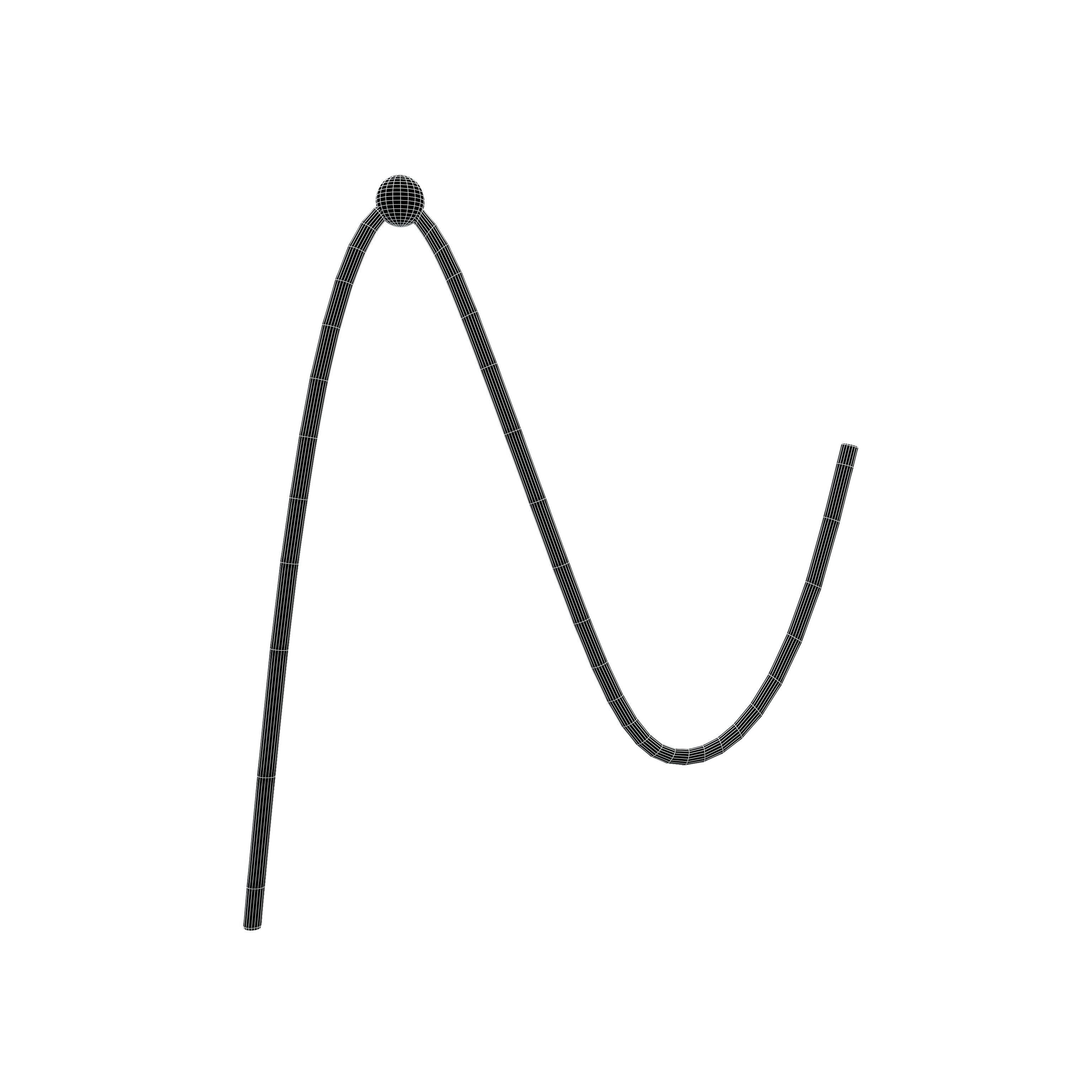 Critical Point Symbol v1 002 Low-poly 3D model_4